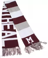 47 Brand Sjaal Montreal Maroons One Size Donkerrood/grijs/wit