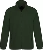 SOLS Heren North Full Zip Outdoor Fleece Jacket (Bosgroen)