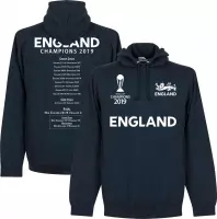 Engeland Cricket World Cup Winners Road to Victory Hoodie - Navy - 3XL