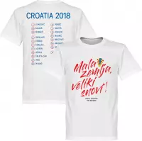 Kroatië Mala Zemlja, Veliki Snovi WK 2018 Selectie T-Shirt - Wit - L