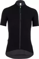 Q36.5 Dames Shirt korte mouwen Pinstripe X - Zwart - XS
