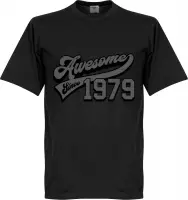 Awesome Since 1979 T-Shirt - Zwart - XL