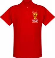 Liverpool Champions League 2019 Trophy Polo - Rood - S