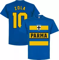 Parma Zola 10 Retro Stripe T-Shirt - Blauw - M
