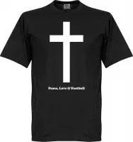 Peace, Love, Football T-shirt - S