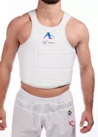 Karate-bodyprotector Arawaza WKF-approved | wit - Product Kleur: Wit / Product Maat: L