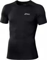 Asics Shortsleeve Top - Hardloopshirt - Mannen - Maat XXL - Zwart