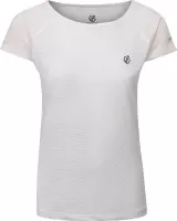 Dare 2b - Kate Ferdinand Defy Quick Drying T-Shirt - Outdoorshirt - Vrouwen - Maat 40 - Wit