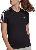 adidas Sportshirt - Maat M  - Vrouwen - zwart/wit