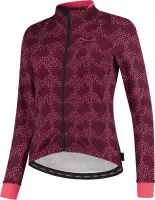 Rogelli Blossom Fietsjack Winter - Dames - Cerise, Coral - Maat XS