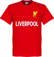 Liverpool Retro T-Shirt - Rood - 4XL