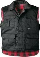 Bodywarmer heren zwart, met lange rug, maat XXL