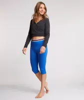 Zense - Dames 3/4 Yoga Legging Lee - Cobalt - L