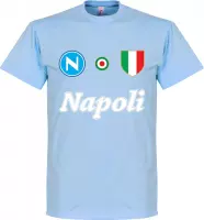 Napoli Team T-Shirt - Lichtblauw - XXL