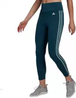 adidas - Women's 3-Stripes 7/8 Tight - Sportlegging  - S - Groen