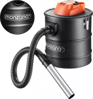 Monzana As stofzuiger zwart/oranje 1200 Watt - HEPA fijnstoffilter - Aszuiger