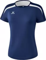 Erima Liga 2.0 T-Shirt Dames - New Navy / Donker Navy / Wit | Maat: 34