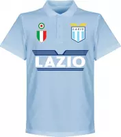 Lazio Roma Team Polo Shirt - Lichtblauw - XXL
