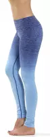 Yoga legging - compressie met hoge taille OMBRE Donkerblauw L