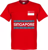 Singapore Team T-Shirt - Rood - XXL