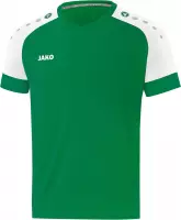 Jako Champ 2.0 Sportshirt - Maat M  - Mannen - groen/wit