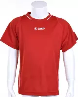 Jako Shirt Fire KM - Sportshirt - Kinderen - Maat 140 - Red;White