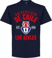 Universidad de Chile Established T-Shirt - Navy - XXL