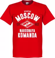 Spartak Moskou Established T-Shirt - Rood - XXXXL