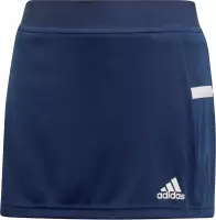 adidas T19 Skort Meisjes  Sportrok - Maat 140  - Unisex - blauw/wit