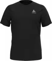 Odlo - Element Light Print T-shirt  - Zwarte Hardloopshirts - L - Zwart