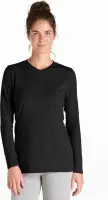 Coolibar UV shirt Dames lange mouwen - Zwart - Maat 38