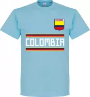 Colombia Keeper Team T-Shirt - Licht Blauw - S
