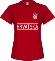 Kroatië Dames Team T-Shirt - Rood - L