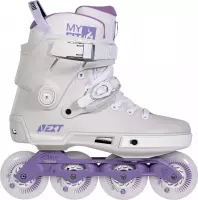 Powerslide Next Inlineskates - Maat 42-43 - Vrouwen - grijs - paars