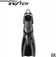 TUSA duikvinnen zwemvinnen zwemvliezen HyFlex Switch vinnen SF0104 - M - Zwart