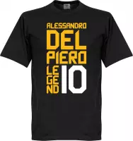 Del Piero Legend T-Shirt - Zwart - S