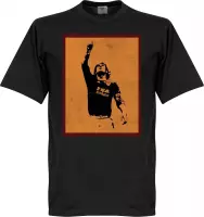 Totti Silhouette T-Shirt - Zwart - 5XL