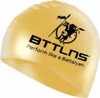 BTTLNS badmuts | swim cap | siliconen badmuts unisex | Absorber 2.0 | goud | one size