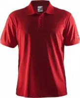 Craft Pique Classic t-shirt Heren Polo rood Maat L