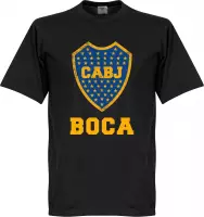 Boca Juniors Logo T-Shirt - Zwart - XL