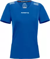 Masita | Sportshirt Dames Korte Mouw - Climatech Stevig & Ademend - Teamlijn Porto - ROYAL BLUE/WHIT - 42