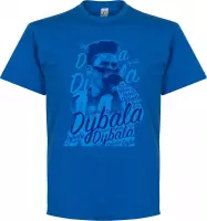 Paulo Dybala Celebration T-Shirt - Blauw - 4XL