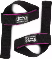 Gorilla Wear Womens Gevoerde Lifting Straps Zwart/Paars