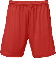 Masita | Sportbroek Dames & Heren - Short Belize - Voetbalbroek - Zonder binnenslip - RED - 140