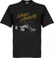 Mario Andretti T-Shirt - Zwart - L