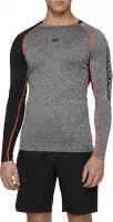 4F Men's Functional Longsleeve H4L20-TSMLF001-24M, Mannen, Grijs, Longsleeve maat: S EU