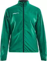 Craft Rush Wind Jacket Dames - sportjas - groen - maat L