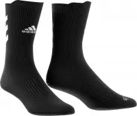 adidas - Alphaskin Crew Light Cushion Sock - Aeroready - 49 - 51 - Zwart