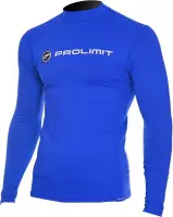 Prolimit - Zwemshirt voor heren met lange mouwen - Royal blauw - maat XL