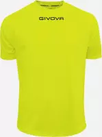 Sportshirt Givova One, MAC01 Fluo Geel, maat L